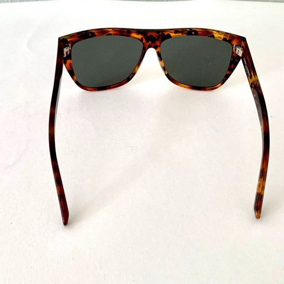 Saint Laurent SL507 Unisex Sunglasses in Brown/Tortoise - Picture 6 of 9